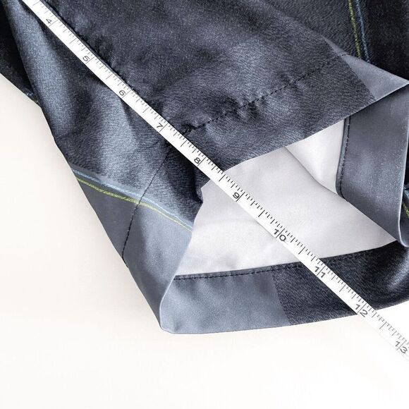 Billabong Men Shorts Platinum Hydro 4-Way Stretch Zip Front Checked Gray Size 31 - Picture 5 of 9